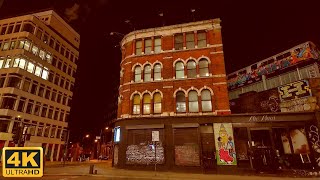 Night Walk to Threadneedle Street London4K HDR Walk [upl. by Brendan]