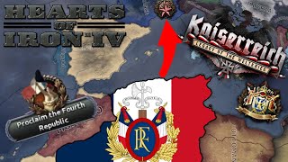 Creating the Third Empire as France in Kaiserreich  Hearts of Iron IV [upl. by Malilliw108]