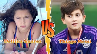 Delfina Suárez VS Thiago Messi Transformation ★ From Baby To 2024 [upl. by Files]