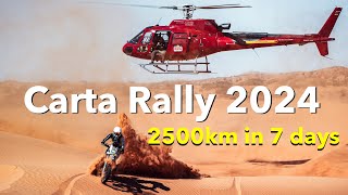 Carta Rally 2024 Morocco  POV 3rd Place Bikes  Husqvarna FE350 2024  Carpe Iter Navigation [upl. by Paton]