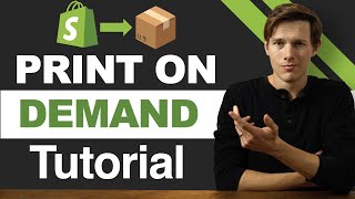 Best Way To Start Print On Demand in 2024 Complete Tutorial [upl. by Aihsotan649]