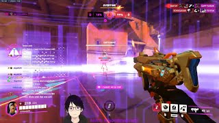 ONE OF THE BEST SOMBRA SOMBRAWIZARD SOMBRA SEASON 12 TOP 500 OVERWATCH 2 GAMEPLAY [upl. by Ermengarde]