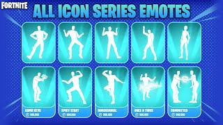 All Icon Series Dances amp Emotes in Fortnite 2024 – New Skins [upl. by Enrique]