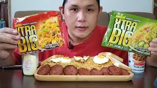 Payless Xtra Big Pancit Canton Eating Show [upl. by Junia]