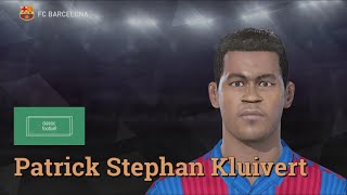 Patrick Stephan Kluivert  PES Clasico Face Bodyamp Stats [upl. by Maleen]