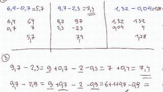 Rachunki pamięciowe na ułamkach dziesiętnych  Matematyka Szkoła Podstawowa i Gimnazjum [upl. by Akeenat653]