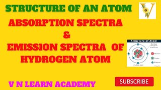 BRIEF IDEA ABOUT EMISSION SPECTRA ampABSORPTION SPECTRA  EMMISION SPECTRA OF HYDROGEN ATOM [upl. by Miza661]