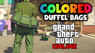 MODDED DUFFEL BAGS  HUSKY70 JOBS  GTA ONLINE 163 SAVE METHOD [upl. by Solon719]