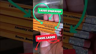 Easy Diy Laser Engraved Pencil Template lasercraft laserengraving lasermachine [upl. by Ender]