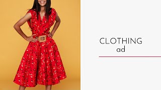 Clothing Ad Video Template Editable [upl. by Valida]