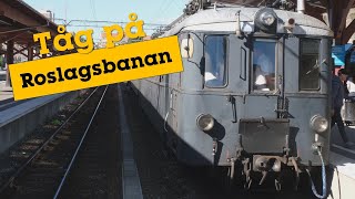 Museijärnväg i Sverige del 5  Roslagsbanans Veteranförening  Näsbyparksdagen  Stockholm Östra [upl. by Gnuh]