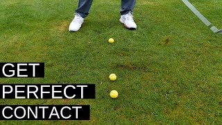 HIT THE GOLF BALL FIRST  THE EASY SWING DRILL [upl. by Fronniah]