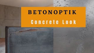 Eine Betonoptik Oberfläche genial veredelt Concrete Look Magic [upl. by Melantha]