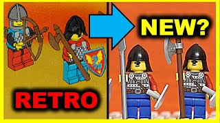 Retro Castle Pick a Brick Challenge Part 1 Minifigures amp Weapons from Lego Black Monarch’s Castle [upl. by Jarib507]