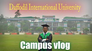 Daffodil International University Main Campus  Dhaka To Ashulia  Campus vlog  Biggest campus [upl. by Brittnee]