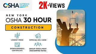 New York OSHA 30 Hour Construction  Safety Training [upl. by Lexy935]