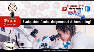 Evaluación técnica de personal de hematología [upl. by Lairret]