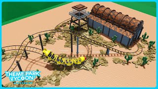 Western Airfield Junior Coaster Blueprint in Theme Park Tycoon 2 [upl. by Eeralav]