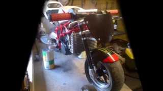 Polini GP3 SQ Replica Custom Project Mini Moto Build Streetfighter [upl. by Enneles]