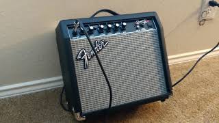 Fender Frontman 15G combo amplifier Demo [upl. by Ahsinra]