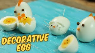 Decorative Eggs  How To Decorate Boiled Eggs At Home  DIY Video  Egg Recipes  Bhumika [upl. by Teferi]