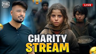 Charity Stream Please Join Me  PUBG MOBILE LIVE STREAM [upl. by Odracer669]