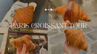 Paris Croissant Tour  Best Croissants Rated [upl. by Nhguahs]