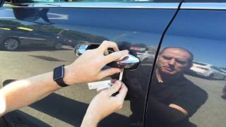 How to use the key in the Kia Sportage drivers door [upl. by Narba]