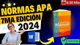 📚✨Domina las Normas APA 7ma Edición🎓  Guía Actualizada 2024✅ [upl. by Joktan]