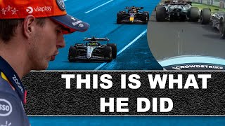 Verstappen Responds To Penalty Outburst After Hamilton Collision [upl. by Bowen]