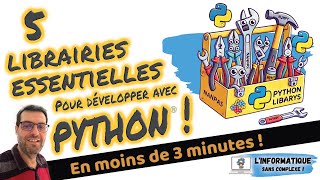 5 librairies essentielles pour développer en Python® [upl. by Herzen]