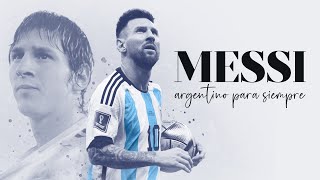 Messi argentino para siempre El detrás de escena del plan para que juegue en la selección [upl. by Dew]