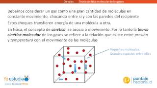 Física  Teoría cinética molecular de los gases [upl. by Nnairek]