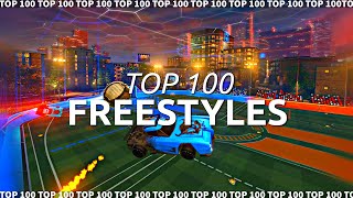 ROCKET LEAGUE TOP 100 FREESTYLES 3 [upl. by Anton]