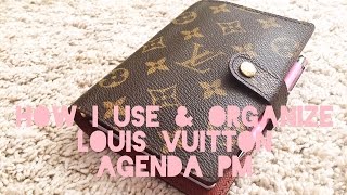 LOUIS VUITTON AGENDA PM  Set Up Organization Planning Review etc [upl. by Mchale]