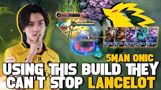 THEY CANT STOP MY LANCELOT WITH THIS BUILD  5 MAN ONIC ESPORTS [upl. by Myranda732]