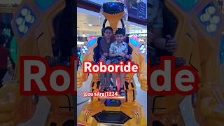 Robot drive JHV mall Varanasi travel shorts saksham sunilrai1324 robot roboride [upl. by Bihas]