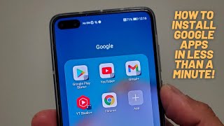 How to install Google Playstore and Google Apps on new Huawei phones in less than a minute shorts [upl. by Garrot]