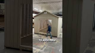 Time lapse of 14 hour shed build 😮👏  🎥 theshedguymi [upl. by Reece]