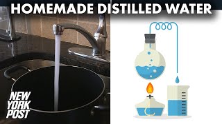 How to make distilled water at home  New York Post [upl. by Ylus816]