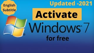 How to Activate Windows 7 for FREE [upl. by Greggory]