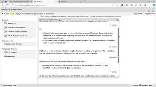 AFM Pre June 2024 Mock Question 1 Solution [upl. by Kendal]