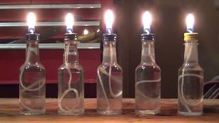 How to make small oil candles [upl. by Airehc]