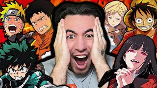 Rapper Reacts to ANIME Openings for THE FIRST TIME 3 [upl. by Oilisab]