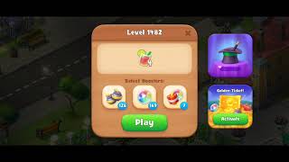 Gardenscapes Level 1482 Walkthrough quotNo Boosters Usedquot [upl. by Bird596]