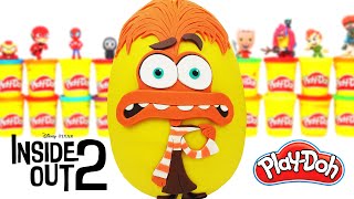 Ters Yüz 2 Filmi Kaygı Dev Sürpriz Yumurta Oyun Hamuru PlayDoh Inside Out Oyuncakları [upl. by Esilehs]