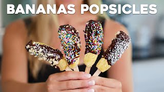 chocolate covered bananas popsicles [upl. by Atiana]