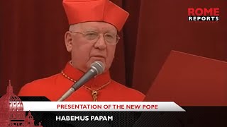 Habemus Papam When Cardinal Medina introduced the new Pope [upl. by Riana]