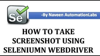 How to take Screenshot in Selenium  Interview Question [upl. by Oelak]