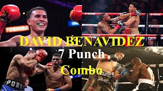 David Benavidez Vicious 7 Punch Combinations  Boxing Highlights [upl. by Osugi928]